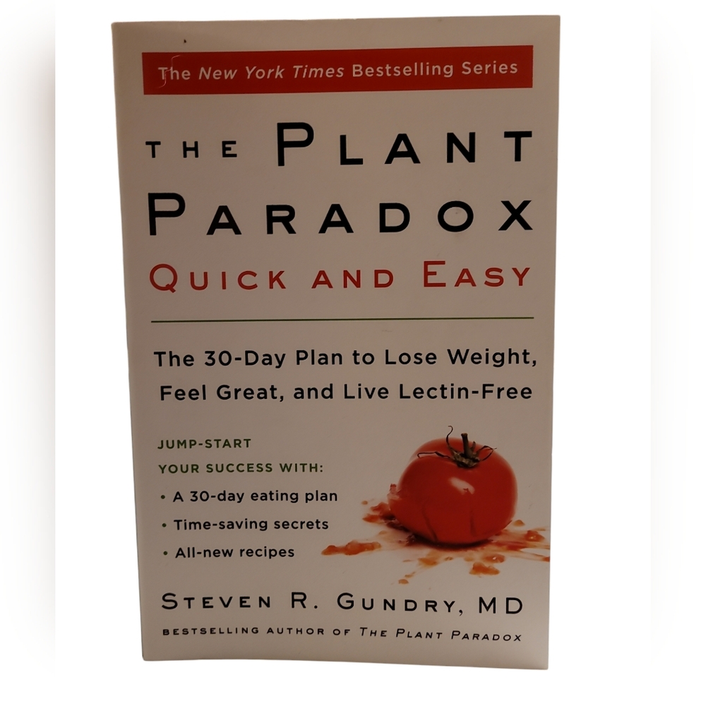 The Plant Paradox By Steven R Gundrey